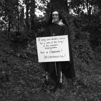 St. Bob, of the Order of the Sacred Smoke, Nimbin, 1993Image by Harsha Prabhu